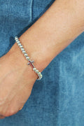 Cross Ball Chain Bracelet