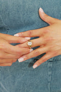 Cushion Cut Gemstone Ring