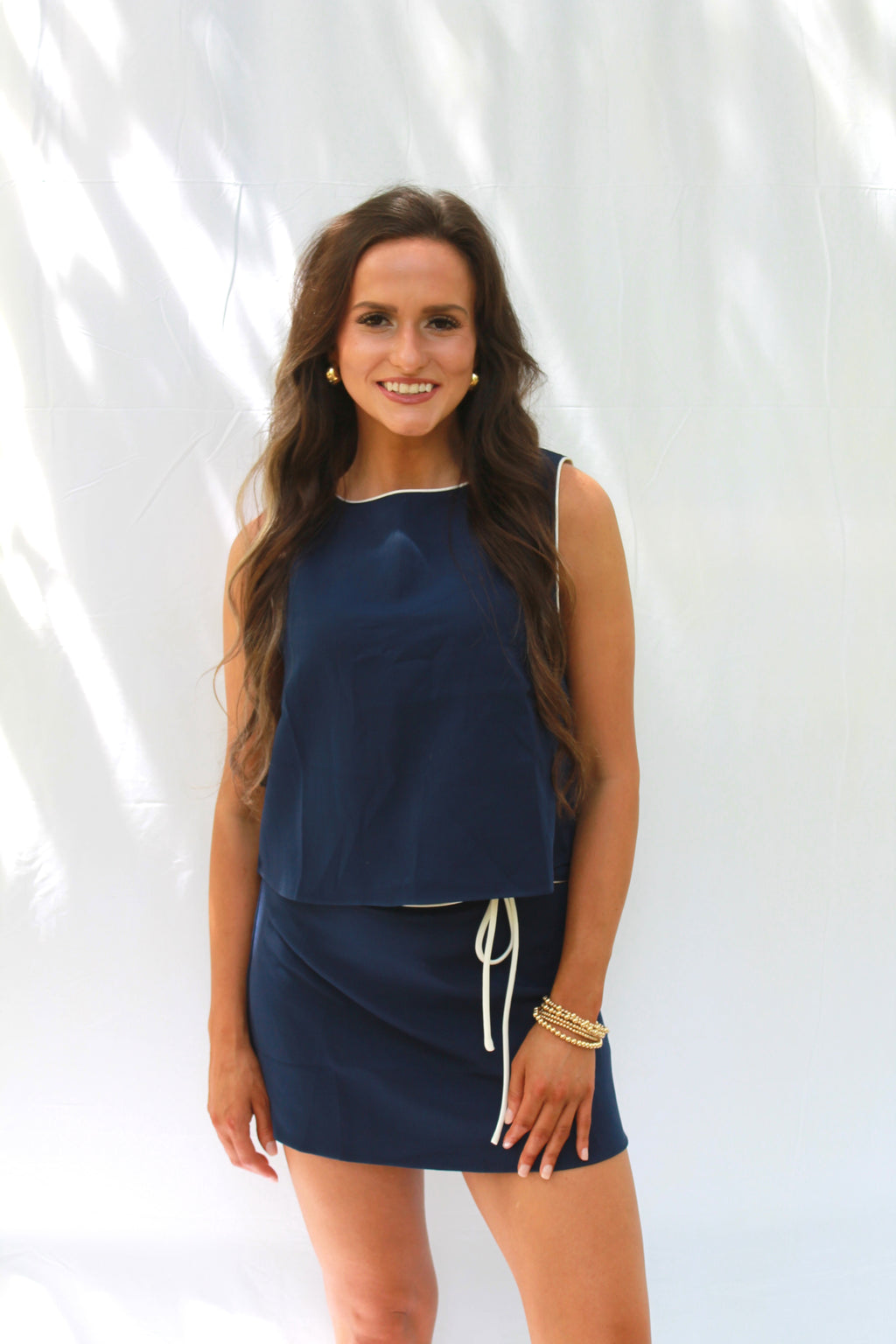 Freedom Sleeveless Crew Neck Top