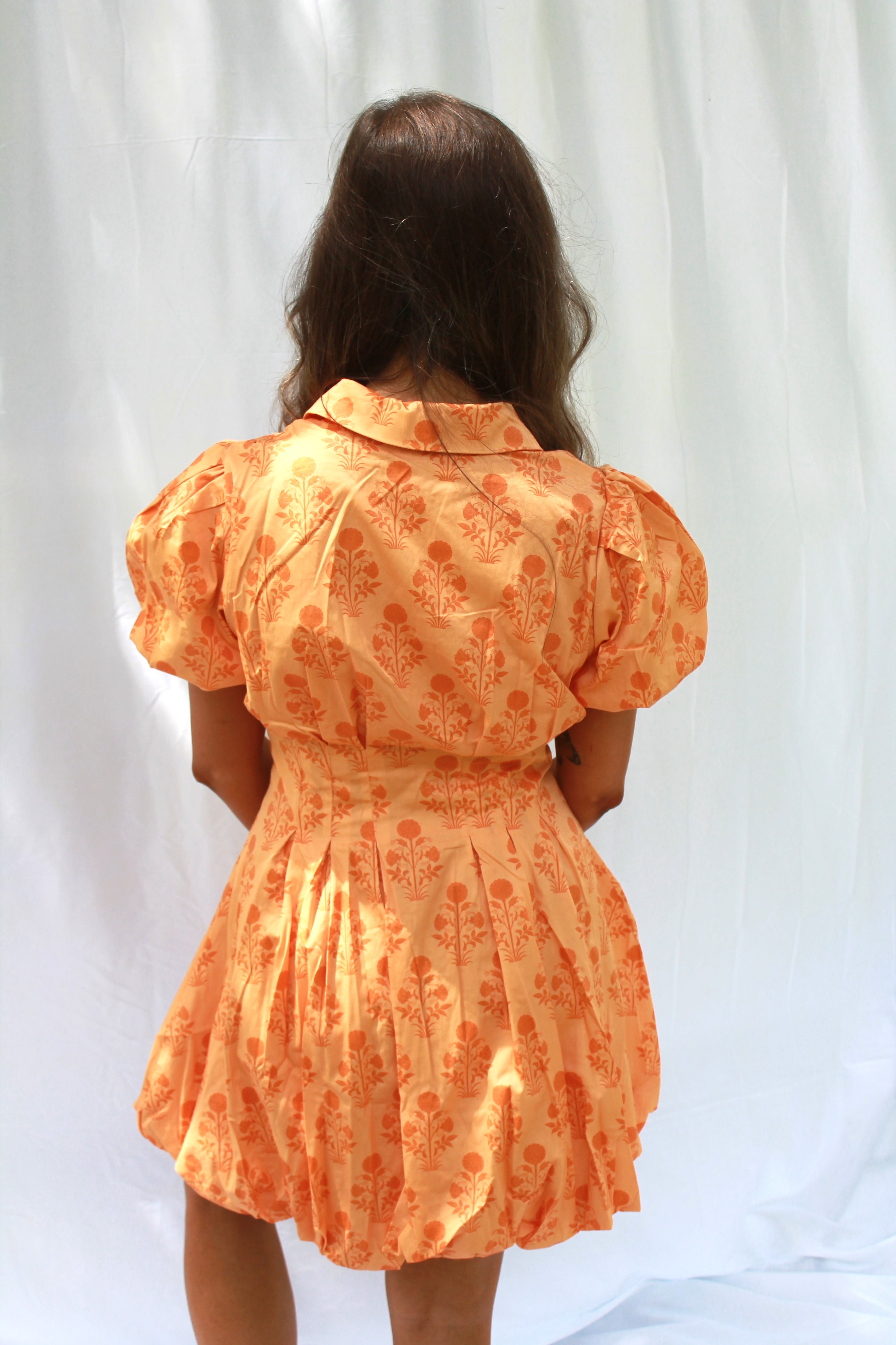 Allie Floral Bubble Hem Dress