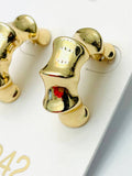 Bamboo Bite Earrings