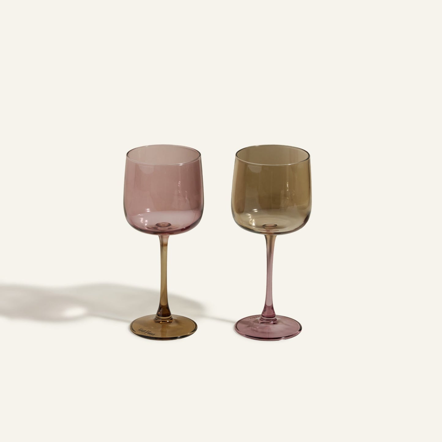 Tinted Wine Glasses